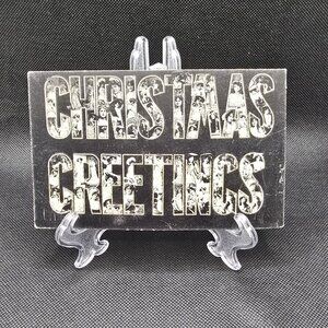 Large Letter postcard Christmas Greetings c1906 Royal Pub Co.